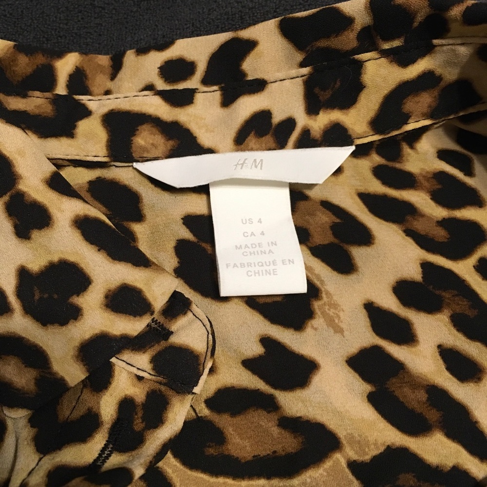 H&M leopard blouse - Picture 4 of 6